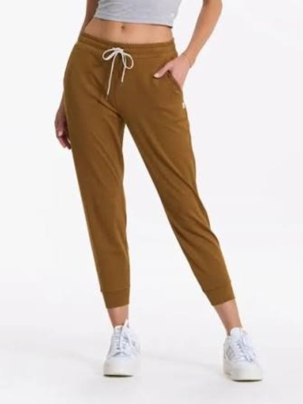 Vuori Womens Performance Joggers Caramel Brown XS Athleisure Sporty Loungewear